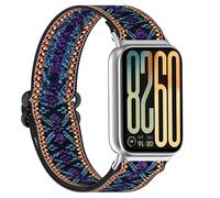 xhKJO Pulseras de Repuesto para Xiaomi Redmi Watch 5 /Redmi Watch 5 eSIM,Nylon Braided Stretch Bandas Correas para Relojes Cierre Abatible Bracelet Brazalete Strap para Xiaomi Mi Band 9 Pro (púrpura)