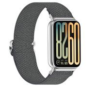 xhKJO Pulseras de Repuesto para Xiaomi Redmi Watch 5 /Redmi Watch 5 eSIM,Nylon Braided Stretch Bandas Correas para Relojes Cierre Abatible Bracelet Brazalete Strap para Xiaomi Mi Band 9 Pro (gris)