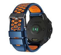 xhKJO Pulseras para Coros Apex 4 46mm Correas para Relojes, Bandas Correas Silicona Reloj Bracelet Brazalete Strap Silicona Pulseras de Repuesto para Coros Nomad Watch Accesorios (naranja azul)