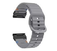 xhKJO Pulseras para Garmin Fenix 8 51mm / Garmin Enduro 3 / D2 Mach 1 Pro 51mm,Silicona Cierre Abatible Bracciale Correa Brazalete Strap para Garmin Tactix 7 /Fenix 7X Pro/Epix Pro 51mm (deep grey)