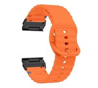 xhKJO Pulseras para Garmin Fenix 8 51mm / Garmin Enduro 3 / D2 Mach 1 Pro 51mm,Silicona Cierre Abatible Bracciale Correa Brazalete Strap para Garmin Tactix 7 /Fenix 7X Pro/Epix Pro 51mm (naranja)
