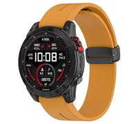 xhKJO Pulseras para Garmin Fenix 8 51mm /Garmin Enduro 3 /Garmin D2 Mach 1 Pro 51mm,Pulseras de Repuesto,Silicona Bracelet Brazalete Strap para Garmin Tactix 7 / Fenix 7X Pro/Epix Pro 51mm (amarillo)