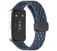 xhKJO Pulseras para Huawei Band 10 9 8 Correas para Relojes, Bandas Cierre abatible Silicona Reloj Bracelet Brazalete Bracelet Strap Pulseras de Repuesto para Huawei Band 10 9 8 Accessori (azul)