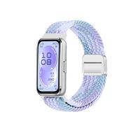xhKJO Pulseras para Huawei Band 11 Pro Correas para Relojes, Bandas Correas Nylon Reloj Bracelet Brazalete Strap Nylon Pulseras de Repuesto para Huawei Band 11 NFC Watch Accesorios (morado)