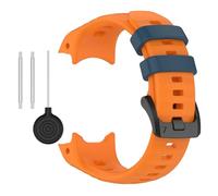 xhKJO Silicona Pulseras de Repuesto para Garmin Instinct E 45mm Correas para Relojes, Bandas Cierre abatible Pulsera Reloj Bracelet Brazalete Strap Pulseras para Garmin Instinct E 45mm (naranja)