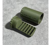 XHM Awesome CR2032 - Paquete de 2 soportes para batería, 6 colores opcionales, funda biodegradable ecológica con capacidad para 6 baterías, cierre a presión resistente al agua para viajes y uso diario