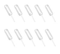 XHNFCU 60 Piezas 4ML Transferencia Pipetas de Plástico Pipetas de Transferencia Mini Gotero Líquido Postres Pajitas para Cupcakes, Helado, Chocolate