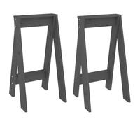 XHNIFBN Juego de 2 taburetes de bar, 40 x 40 x 75 cm, madera maciza de pino | Sillas rústicas de madera sin respaldo, se pueden guardar debajo de la mesa para ahorrar espacio, ideales para la cocina y el