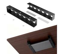 XHNKEG Soporte para debajo de la mesa, soporte de estante para PC, bajo escritorio, ahorro de espacio para portátil, tableta, teclado, router