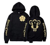 xhomeshop Anime Black Clover Sudadera con Capucha Asta Cosplay Disfraz Yami Sukehiro Pullover Hombres Mujeres Ropa Casual