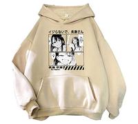 xhomeshop Anime Don't Toy with Me Miss Nagatoro Sudadera con Capucha Miss Nagatoro Sudadera de Dibujos Animados Harajuku Casual de Manga Larga