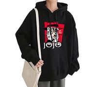 xhomeshop JoJo's Bizarre Adventure Felpa con Stampa di personalità Felpa con Cappuccio Primavera, Autunno e Inverno per uomo e Donna