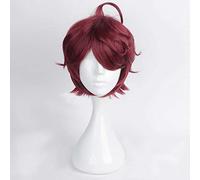 XHSDOZD Peluca Cosplay Anime，Peluca A3 Sakuma Sakuya，Red Short Peluca Cosplay,con Red de Peluca Gratis,Halloween Hair,para Cosplay de Fiesta diari(Size:Style 2)