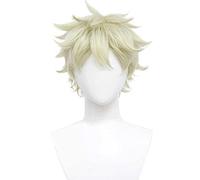 XHSDOZD Peluca Cosplay Anime,Peluca Blue Period Yaguchi Yatora,Light Green Short Fluffy Peluca Cosplay,con Red de Peluca Gratis,Halloween Hair,para Cosplay de Fiesta diari