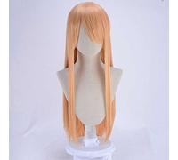 XHSDOZD Peluca Cosplay Anime，Peluca Touken Ranbu Online Midare Toushirou，Orange Long Peluca Cosplay,con Red de Peluca Gratis,Halloween Hair,para Cosplay de Fiesta diari