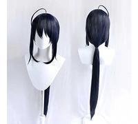 XHSDOZD Peluca Cosplay Anime，Peluca Touken Ranbu Online Namazuo Toushirou，Dark Blue and Purple Mixed Long Costume Peluca Cosplay,con Red de Peluca Gratis,Halloween Hair,para Cosplay de Fiesta diari