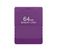 XHSESA Tarjeta de memoria profesional de 64 MB con función FMCB para accesorios de consola de juegos PS2 (púrpura)