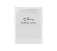 XHSESA Tarjeta de memoria profesional de 64 MB con función FMCB para accesorios de consola de juegos PS2 (blanco)