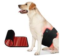 XHSMYXGS Cinturón portátil de Terapia de luz roja para Lesiones y fracturas de Espalda y Abdomen de Mascotas, Terapia de luz infrarroja portátil de Tiempo, Gato, Perro