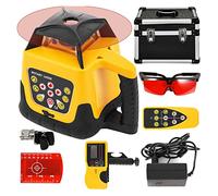 XHSMYXGS Nivel Láser Rotativo, Haz Rojo Autonivelante, Línea Cruzada Vertical y Horizontal, Kit de Nivel Láser Automático para la Industria Exterior