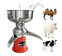 XHSMYXGS Separador centrífugo de Crema de Leche, Separador eléctrico de Crema de Leche Fresca, centrifugadora de Acero Inoxidable para Hacer Queso, Separador para Leche Fresca de Cabra o Vaca (Red)