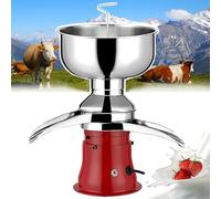 XHSMYXGS Separador de Crema de Leche, Separador Eléctrico de Crema Centrífugo de 50L/h para Cabras y Vacas, Acero Inoxidable de Alta Resistencia, Velocidad de Rotación de 10500RPM