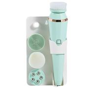 XHTLLO Cepillo De Limpieza Facial Eléctrico, Limpiador Facial Recargable Con 3 Niveles De Fuerza, Herramienta Para El Cuidado De La Piel Exfoliante Y Masajeador Con 4 Cabezales De Cepillo