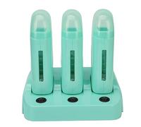 XHTLLO Kit De Cera Roll On De 3 Piezas Con Base, Juego De Calentador De Cera Para Depilación Eléctrica Para Axilas, Piernas Y Brazos, Fusión Rápida(EU)