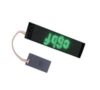 XHTLLO Panel De Matriz De LED Verde con Control BT, Letrero LED De Desplazamiento Flexible Y Programable para Tiendas, Automóviles, Bares Y Más