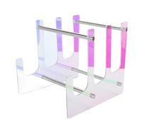 XHTLLO Soporte de exhibición de Teclado acrílico Colorido de 3 Niveles, Estante de Soporte de Teclado mecánico para Juegos, Ahorro de Espacio