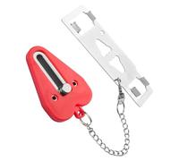 Xhwykzz Cerradura de puerta portátil - Viaje familiar Hotel School Home Apartment Must Haves Dispositivos de seguridad Cerraduras de puerta Jammer Self Defense para seguridad adicional