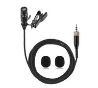 XHXJCYS Lavalier Micrófono de solapa unidireccional condensador súper cardioide compatible con sistema transmisor inalámbrico Sennheiser con enchufe de rosca hembra de 3,5 mm