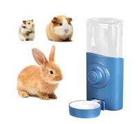 XHYASD Dispensador Automático de Agua para Conejos, 600 Ml, Dispensador de Agua Colgante para Mascotas, Botella para Conejos, Chinchilla, Erizo, Ardilla, Hurón, Color Azul