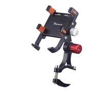 XHYFFSS GPS Navigation Soporte Soporte De Teléfono Aleación Aluminio Motocicleta Bicicleta Eléctrica 6 Garras Compatible con Manillar 18-32 Mm Soporte Montaje Navegación
