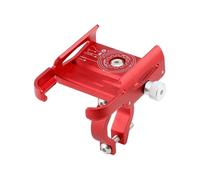 XHYFFSS GPS Navigation Soporte Soporte para Teléfono De Bicicleta con Rotación 360 Grados Dispositivos 4,7 A Pulgadas para Móvil Manillar Motocicleta Soporte Montaje Navegación(Red)