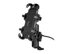 XHYFFSS GPS Navigation Soporte Soporte para Teléfono De Motocicleta con Carga USB 3.0 Cargador Rápido GPS Espejo Retrovisor Manillar Teléfonos Móviles Soporte Montaje Navegación(Mirror Charger)