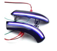 XHYFFSS Luz Marcador Lateral Water Blink Dynamic Flowing Side Mirror Turn Signal Light Para Para B5.5 B6 R36 R32 Para MK5 Para G&olf Para Sharan(Blue-Yellow)