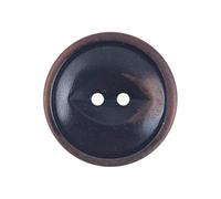 XHYXWN 10 Botones de Ojo de pez de 15-25 mm, Botones de Costura Artesanal de 2 Agujeros, Botones de Ojo de pez Retro Negros Redondos para Traje, suéter, cárdigan, Abrigo, Botones Decorativos
