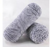 XHYXWN 6/8/10/12 Piezas 100 g de Hilo de Chenilla de Terciopelo Suave, Hilo Grueso de Colores, para Bufandas, suéteres, Bolsos y Pantuflas Tejidas a Mano