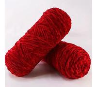 XHYXWN 6/8/10/12 Piezas 100 g de Hilo de Chenilla de Terciopelo Suave, Hilo Grueso de Colores, para Bufandas, suéteres, Bolsos y Pantuflas Tejidas a Mano