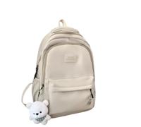 XHZDQYD Hommes tendance Sac à dos de voyage Petite fille mignonne(Beige avec pendentif)
