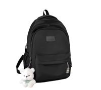 XHZDQYD Hommes tendance Sac à dos de voyage Petite fille mignonne(Noir avec pendentif)