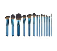 XHZMDWOU Brochas De Maquillaje Juego De 14 Brochas De Maquillaje For Base, Corrector, Sombra De Ojos Y Rubor Pinceles Maquillaje
