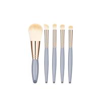 XHZMDWOU Brochas De Maquillaje Juego De Brochas De Maquillaje De Viaje Brocha For Sombras De Ojos Brocha Suave Brocha Básica For Maquillaje Pinceles Maquillaje(Blue)