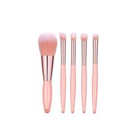 XHZMDWOU Brochas De Maquillaje Juego De Brochas De Maquillaje De Viaje Brocha For Sombras De Ojos Brocha Suave Brocha Básica For Maquillaje Pinceles Maquillaje(Pink)