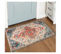 XHZMDWOU Felpudos Interior Alfombrillas cuadradas for baño, tapete for Puerta de Entrada Lavable a máquina, Antideslizante, Vintage, Suave Felpudo Antideslizante(70x100cm)