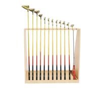 XHZMDWOU Soporte De Golf Organizador Soporte De Madera para Palos Golf, para para Garaje, Organizador para Exteriores E Interiores, Almacenamiento Equipos Estante De Almacenamiento