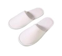 XHZPF 10 pares de zapatillas desechables de hotel - zapatos para habitaciones a granel para spa, bodas, viajes, talla universal, antideslizantes
