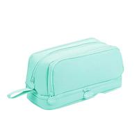 XHZPF Grande astuccio con 4 scomparti per Bambini, Donne, uomini, adolescenti, studenti, studenti(Verde)