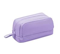 XHZPF Grande astuccio con 4 scomparti per Bambini, Donne, uomini, adolescenti, studenti, studenti(Viola)